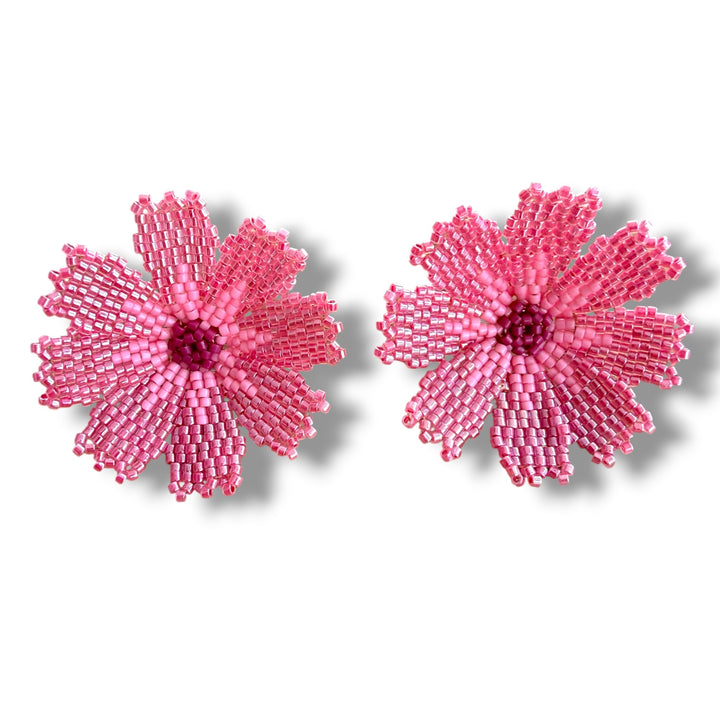 Aretes flor margarita