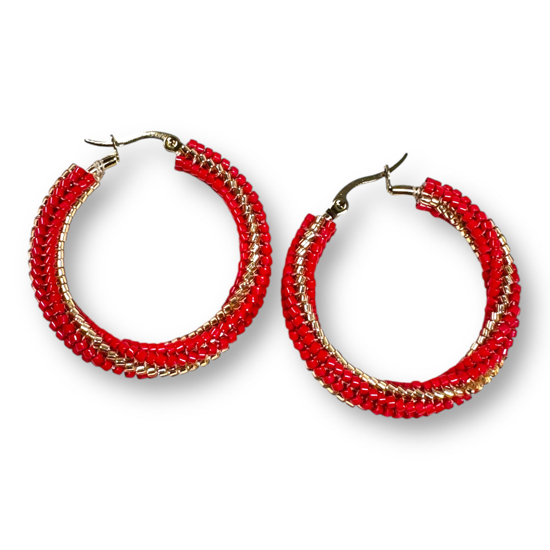 Aretes Hoops Isabela pequeños