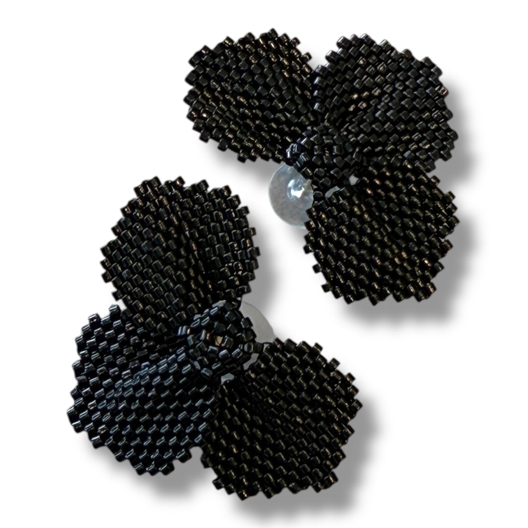 Aretes medias amapolas