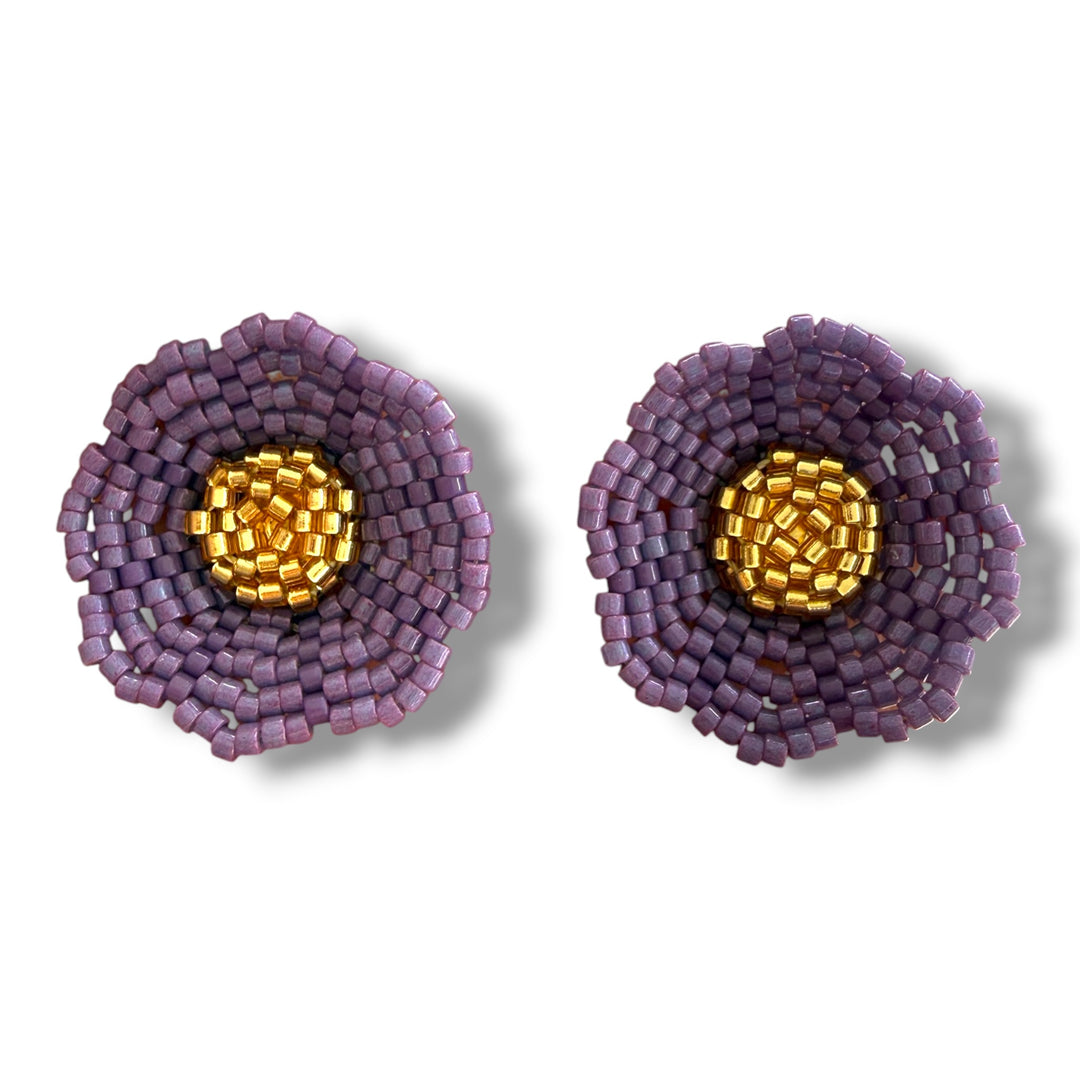 Aretes mini flor