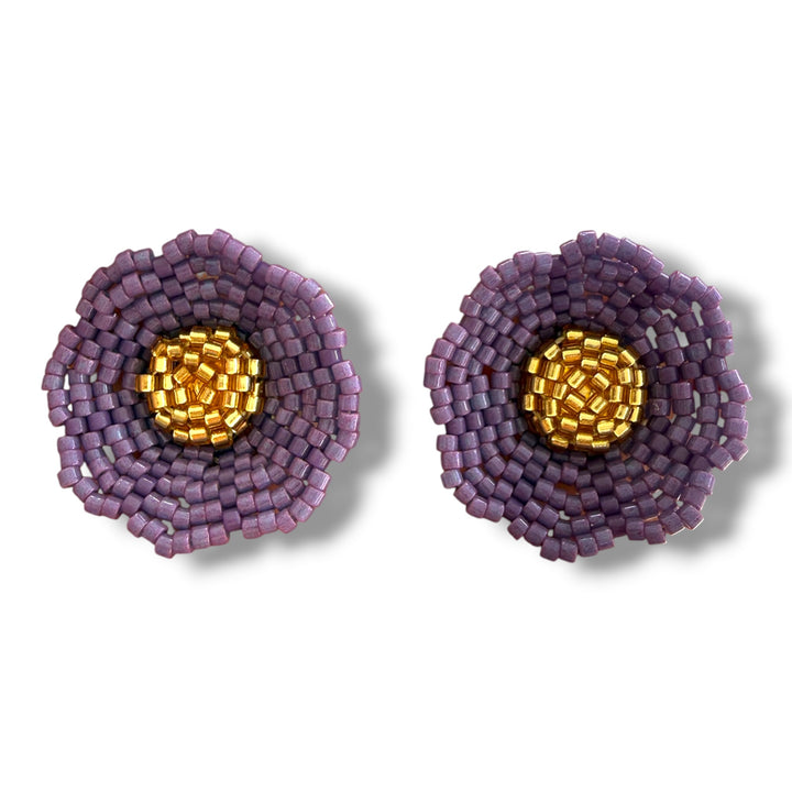 Aretes mini flor