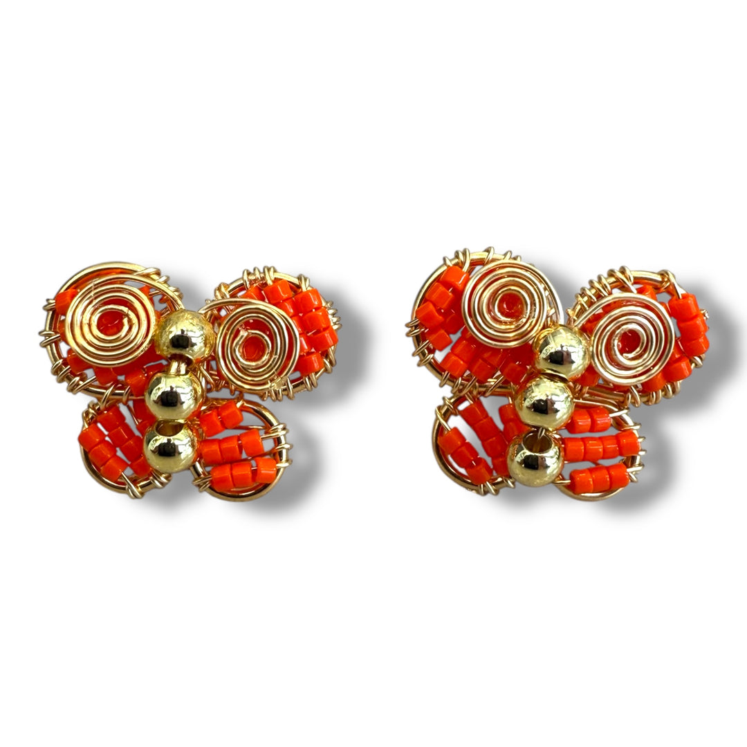 Aretes mini mariposas