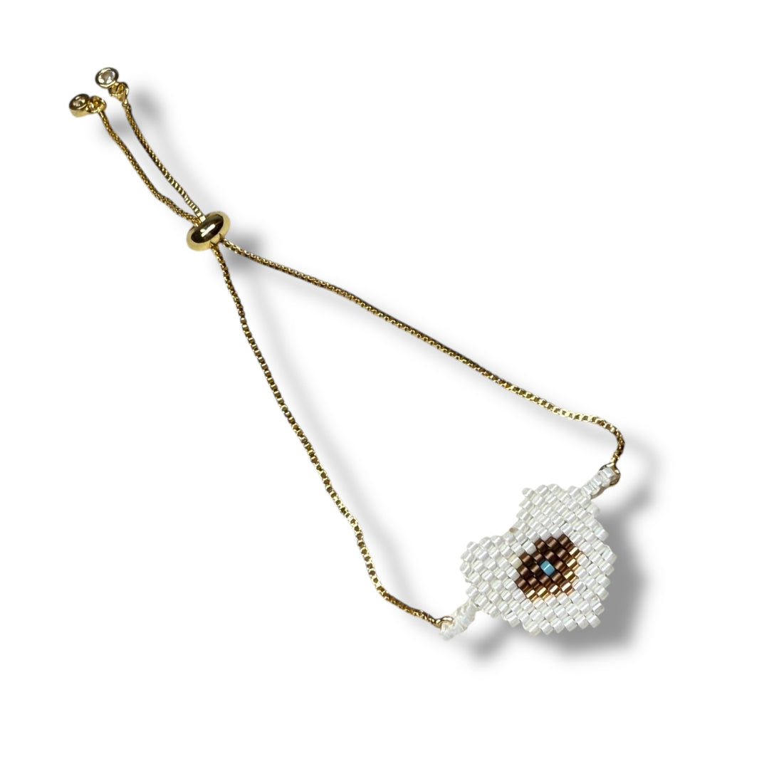 Pulsera corazón de ojo turco