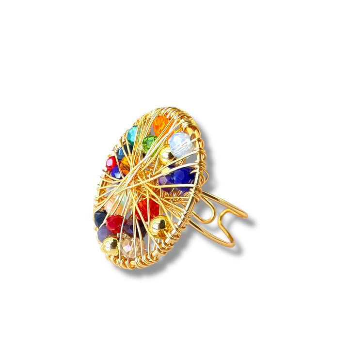 Aretes Salome multicolores
