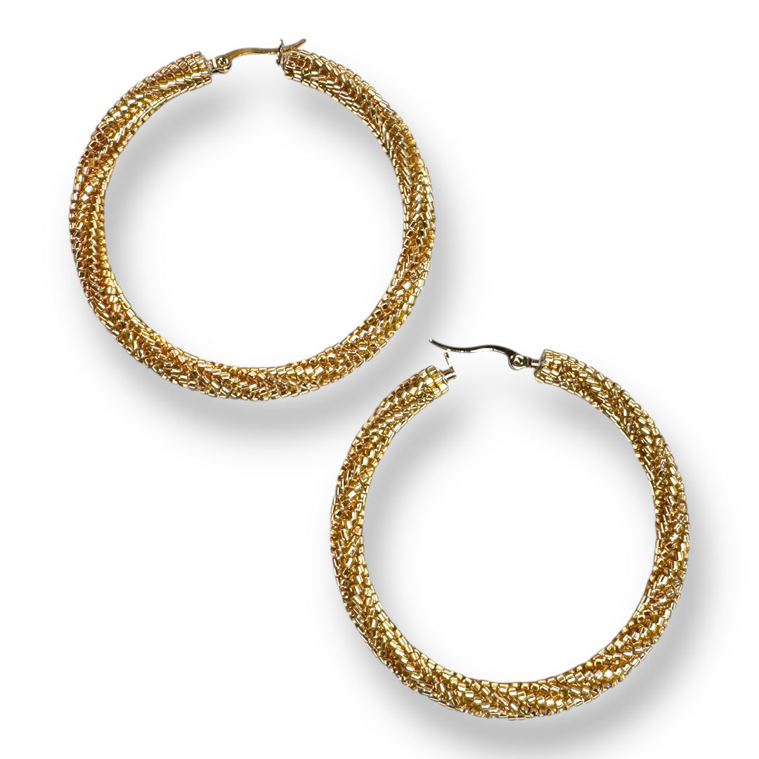 Aretes hoops Isabela grandes