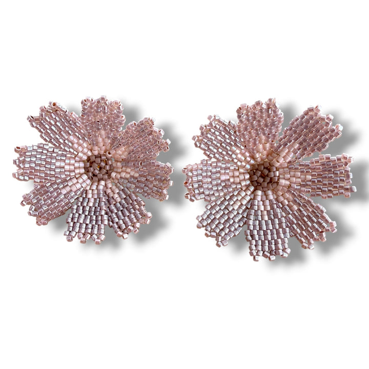Aretes flor margarita