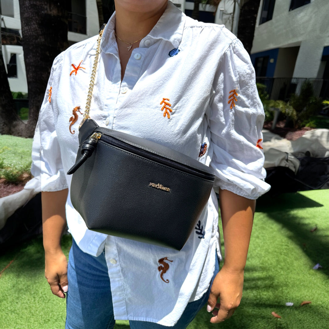 Bolso riñonera negra