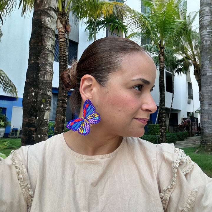 Aretes mariposas