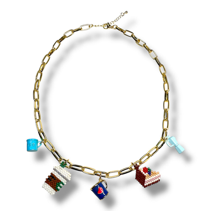 Cadena choker coffe